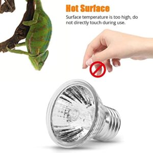 GOTOTOP 75 Watt UVA UVB Mercury Vapor Bulb/Light/Lamp for Reptile and Amphibian Use - Excellent Source of Heat and Light for UV and Basking