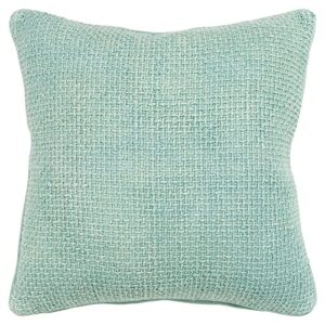 donny osmond 20"x20" poly filled pillow with linen cover in teal