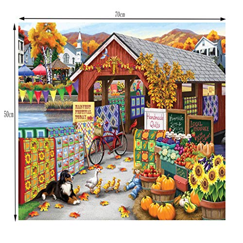 melupa 1000 Piece Jigsaw Puzzle for Adults & Kids, Floor Puzzle Intellectual Game Learning Education Decompression Toys