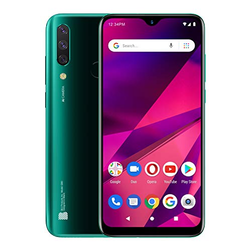 BLU G80 | 2021 | All day battery | Unlocked | 6.5” HD+ Infinity Display | 64GB | Triple Camera 13MP | US version | US warranty | Green