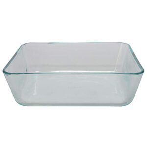 pyrex 7212 11-cup rectangle clear glass food storage dish made in the usa