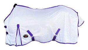 challenger 74" horse airflow mesh summer cooler sheet purple 7334