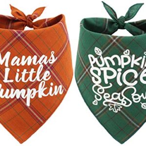 Thanksgiving Dog Bandana,Fall Bandanas for Puppy Cat Small Large Dogs