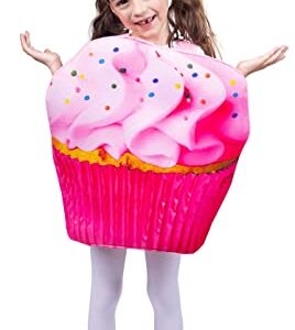 Dress Up America Cupcake Costume For Kids - Sugar Sweet Pink Cupcake Costume (Medium 8-10/Large)