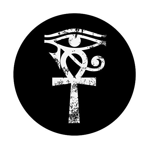 Ancient Egyptian Horus Eye Ankh Egypt Archaeologist History PopSockets PopGrip: Swappable Grip for Phones & Tablets