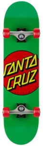 santa cruz classic dot mid sk8 completes, green 7.80in x 31.00in