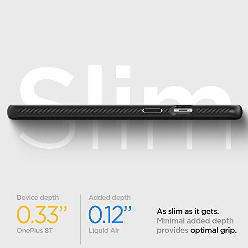 Spigen Liquid Air Armor Designed for Oneplus 8T Case (2020) - Matte Black