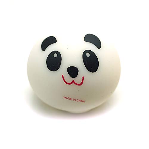 Gosu Toys Stress Dough Friends Soft Stress Balls Stretchy Dough Ball! (3 Pack (Tiger Ball, Panda Ball, Cat Ball))