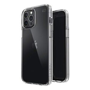 Speck Products Presidio Perfect-Clear iPhone 12 Pro Max Case, Clear/Clear