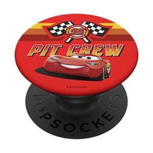 disney pixar cars lightning mcqueen pit crew popsockets grip and stand for phones and tablets