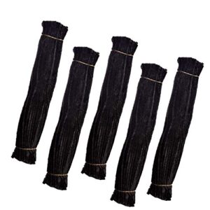 agoobo 500 pcs black pipe cleaners,12 inch chenille stems for diy art creative crafts decorations