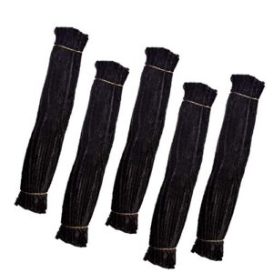 AGOOBO 500 Pcs Black Pipe Cleaners,12 inch Chenille Stems for DIY Art Creative Crafts Decorations