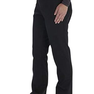 Vital Threads Men and Women Scrubs Set V-Neck Top & Drawstring Pant, VT526C, M, Black