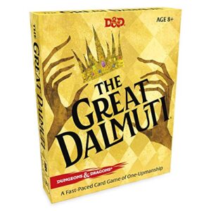 wizards of the coast the great dalmuti: dungeons & dragons | d&d card game | 4–8 players | ages 8+