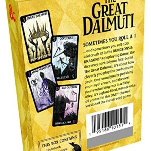 Wizards of the Coast The Great Dalmuti: Dungeons & Dragons | D&D Card Game | 4–8 Players | Ages 8+