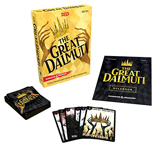 Wizards of the Coast The Great Dalmuti: Dungeons & Dragons | D&D Card Game | 4–8 Players | Ages 8+