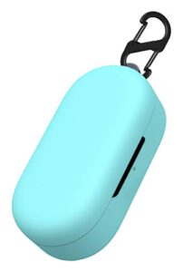 aotao silicone case for tozo t10, soft and flexible, scratch/shock resistant silicone cover for tozo t10 headphones (teal)
