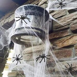 YAONIEO Black Plastic Spiders, 100 Pcs Plastic Halloween Spiders 1.7In Small Fake Spiders Mini Plastic Spiders Bulk Halloween Party Decorations