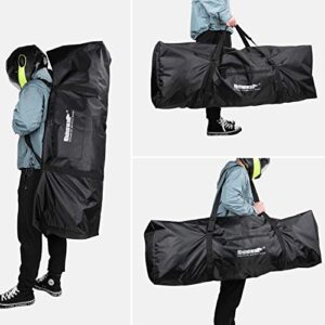 HUNTVP E-Scooter Bag Storage Cover Heavy Duty Transport Bag Foldable Scooter Accessory Backpack Handbag Shoulder Bag for Xiaomi Mijia M365