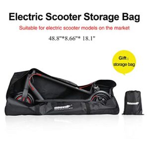 HUNTVP E-Scooter Bag Storage Cover Heavy Duty Transport Bag Foldable Scooter Accessory Backpack Handbag Shoulder Bag for Xiaomi Mijia M365