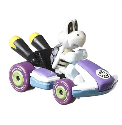 Hot Wheels Mario Kart Dry Bones with Standard Kart Racer