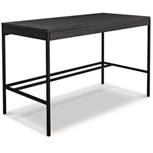 Signature Design by Ashley Yarlow Urban Industrial 48" Home Office Writing Desk, Black