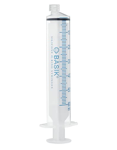 BASIK 60cc O Ring ENFit Feeding Syringe 5/Pack - This is only compatable with an ENFit connection. Confirm that you use ENFit before ordering.