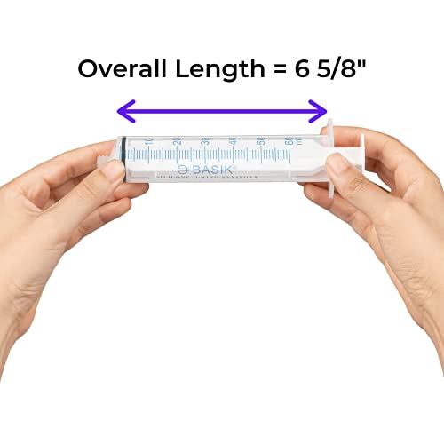 BASIK 60cc O Ring ENFit Feeding Syringe 5/Pack - This is only compatable with an ENFit connection. Confirm that you use ENFit before ordering.