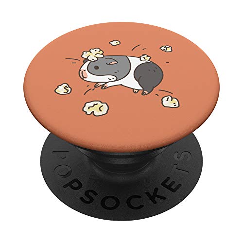 Cute Guinea pig pop-corning PopSockets PopGrip: Swappable Grip for Phones & Tablets