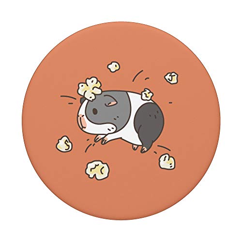 Cute Guinea pig pop-corning PopSockets PopGrip: Swappable Grip for Phones & Tablets