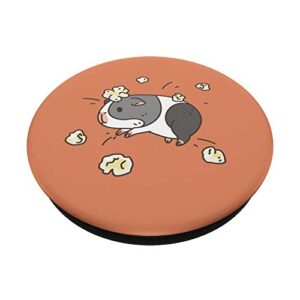 Cute Guinea pig pop-corning PopSockets PopGrip: Swappable Grip for Phones & Tablets