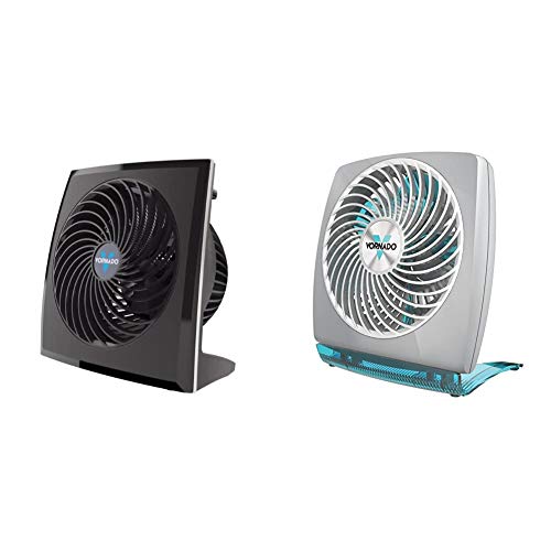 Vornado 573 Compact Flat Panel Air Circulator & FIT Personal Air Circulator Fan with Fold-Up Design, Directable Airflow, Compact Size, Perfect for Travel or Desktop Use, Aqua