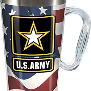 Spoontiques - Insulated Travel Mugs - Acrylic and Stainless Steel Drink Cup - Army