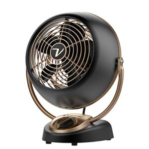 Vornado Silver Swan Alchemy Oscillating Vintage Fan, Gunmetal & VFAN Petite Alchemy Vintage Fan, Gunmetal (CR1-0279-102)