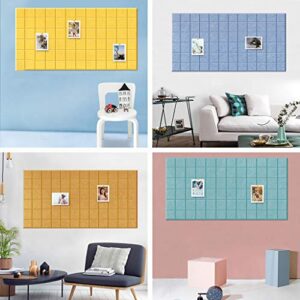 Nordic Small Checkered Felt Message Board, Kindergarten Photo Background Wall Stickers, Cork Display Board Bulletin Board