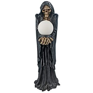 design toscano grim reaper illuminated evil spector statue