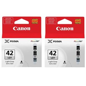 canon cli-42 light gray ink cartridge, 2-pack