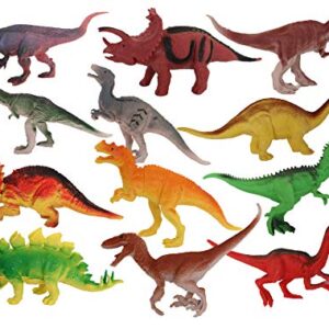 JOYSAE 12 Pack Dinosaur Toys for Kids - Realistic Toy Dinosaurs for Kids Education - Best Gift and Birthday Present