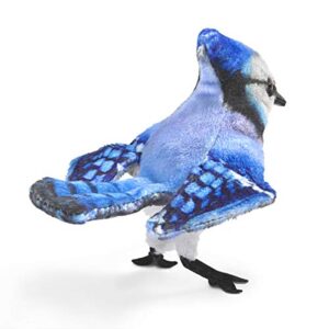 Folkmanis Mini Blue Jay Finger Puppet