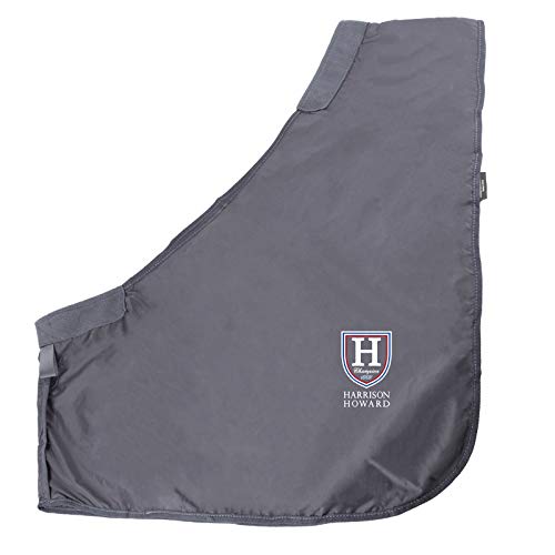 Harrison Howard Horse Shoulder Guard Anti-Rub Bib Chest Saver Wither Protector Charcoal Grey M