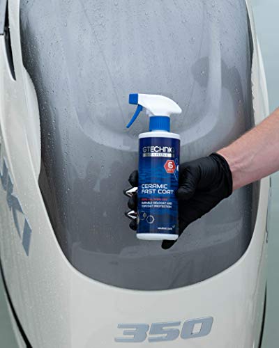 Gtechniq - Marine Ceramic Fast Coat - Repels Dirt and Water and Provides Up to 6 Months of Protection; High-Gloss, UV Resistant, Protect from Oxidation, 100% Optically Clear (500 milliliters)