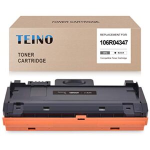 teino compatible toner cartridge replacement for xerox 106r04347 use with xerox b205 b210 b215 ( black, 1-pack)
