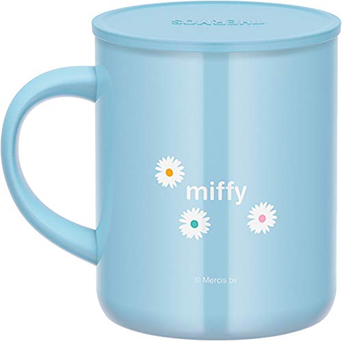 Thermos JDG-350B LB Vacuum Insulated Mug, 11.8 fl oz (350 ml), Miffy Light Blue