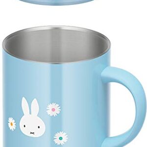 Thermos JDG-350B LB Vacuum Insulated Mug, 11.8 fl oz (350 ml), Miffy Light Blue