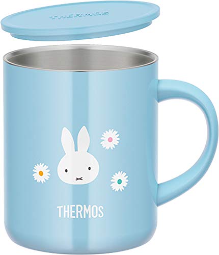 Thermos JDG-350B LB Vacuum Insulated Mug, 11.8 fl oz (350 ml), Miffy Light Blue