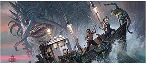 Arkham Horror 3rd Edition Under Dark Waves Board Game Expansion | Mystery Game | Cooperative Board Game for Adults | Ages 14+ | 1-6 Players | Average Playtime 2-3 Hours | Made by Fantasy Flight Games