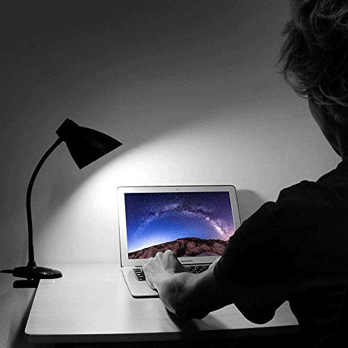 LED Desk Lamp with 3 Levels of Adjustable Brightness, Sensitive Touch Contro, Humanized Design, for Office Learning and Home Use