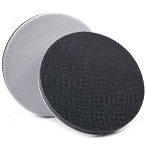 poliwell 6 inch (150mm) interface pad hook and loop soft sponge cushion buffing pads, 2 pack