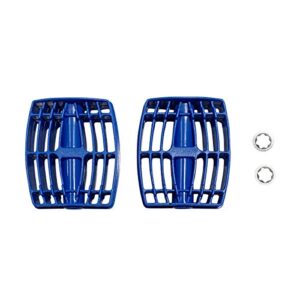 big wheel replacement parts - set of 2 blue pedals & 2 washers 3/8 - replacement part for 16 big wheel trike racer, clicker - made in usa