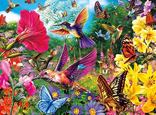 Puzzles for Adults 500 Pieces Kingfisher Garden Puzzle Games for Home Decoration for Friends